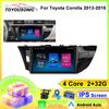 Carplay Android Auto Car Radio For Toyota Corolla 2013-2016 Autoradio Multimedia Player GPS Stereo Car Intelligent Systems FM