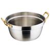 Endo Shoji Commercial Super Denji Pot with Circle 33cm Stainless Steel Pot for Induction Cooker Made In Japan ADV03033