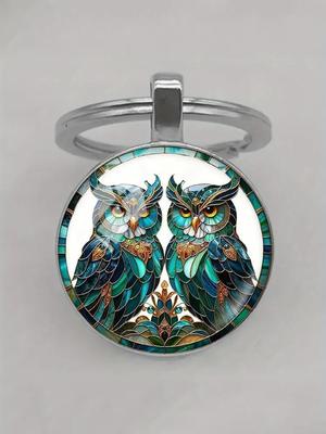 Брелок-подвеска Badge Time Gemstone Cross Border Accessories Metal Keychain
