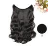MISS WIG 24 "Невидимая проволока без зажимов для наращивания волос, секретные накладные волосы из рыбьей лески, синтетические прямые волнистые наращивание волос