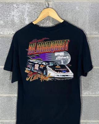 S027 - Винтажная футболка 1995 года Scott Bloomquist Super Dirt Late Model Унисекс