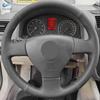 Оплетки на руле для VW Old Golf 5 (В) MK5 Polo Jetta Tiguan Sagitar Touran Caddy Автомобильный руль Черный кожаный чехол