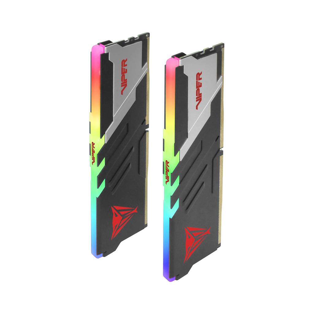Комплект игровой памяти Patriot Viper Venom RGB DDR5 32 ГБ x 5600 МГц UDIMM для настольных ПК PVVR532G560C36K (2 16 ГБ) -
