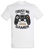 Trust Me I'm A Gamer T-Shirt Gaming Geek Nerd Controller Keyboard Pixel