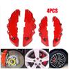 4 Pcs Brake Caliper Covers Red 3D Style Universal Car Disc Front & Rear Kits