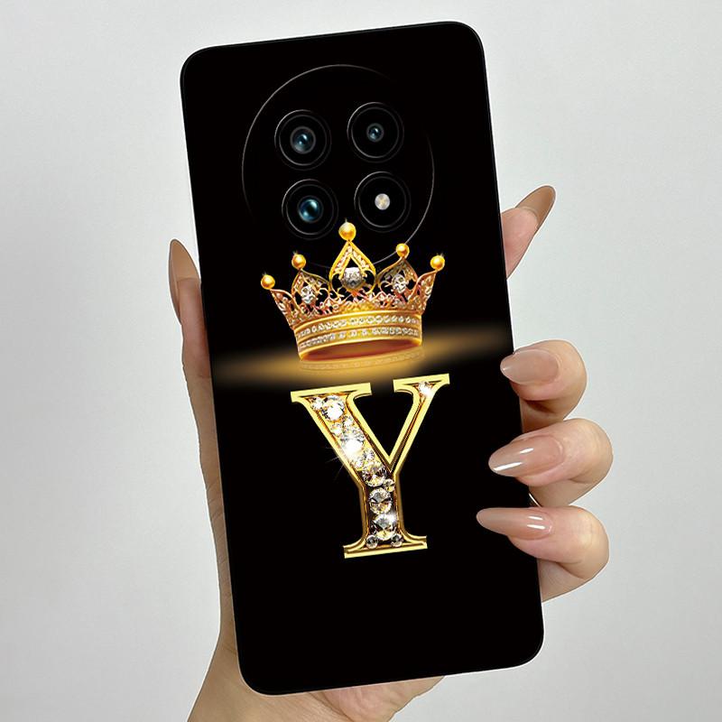 Чехол для телефона из жидкого силикона с буквой-короной для Realme 13 Pro Plus 13Pro 13ProPlus 5G, противоударный, с защитой объектива камеры, мягкая задняя крышка