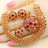 European and N Bridal Dinner Accessories Fashion Tripod AAA Zircon Earrings Pendant Ring Bracelet