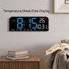 Temperature Electronic Wall Clock Wall-mounted Display Table Clock Digital LED Clocks  for Bedroom