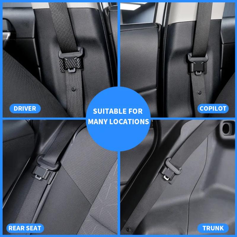 Car Seat Belt Limiter Buckle Safety Belt Adjusting Clip Non-slip Spacing Limit Device Fixed Buckle Car Interior Organizer