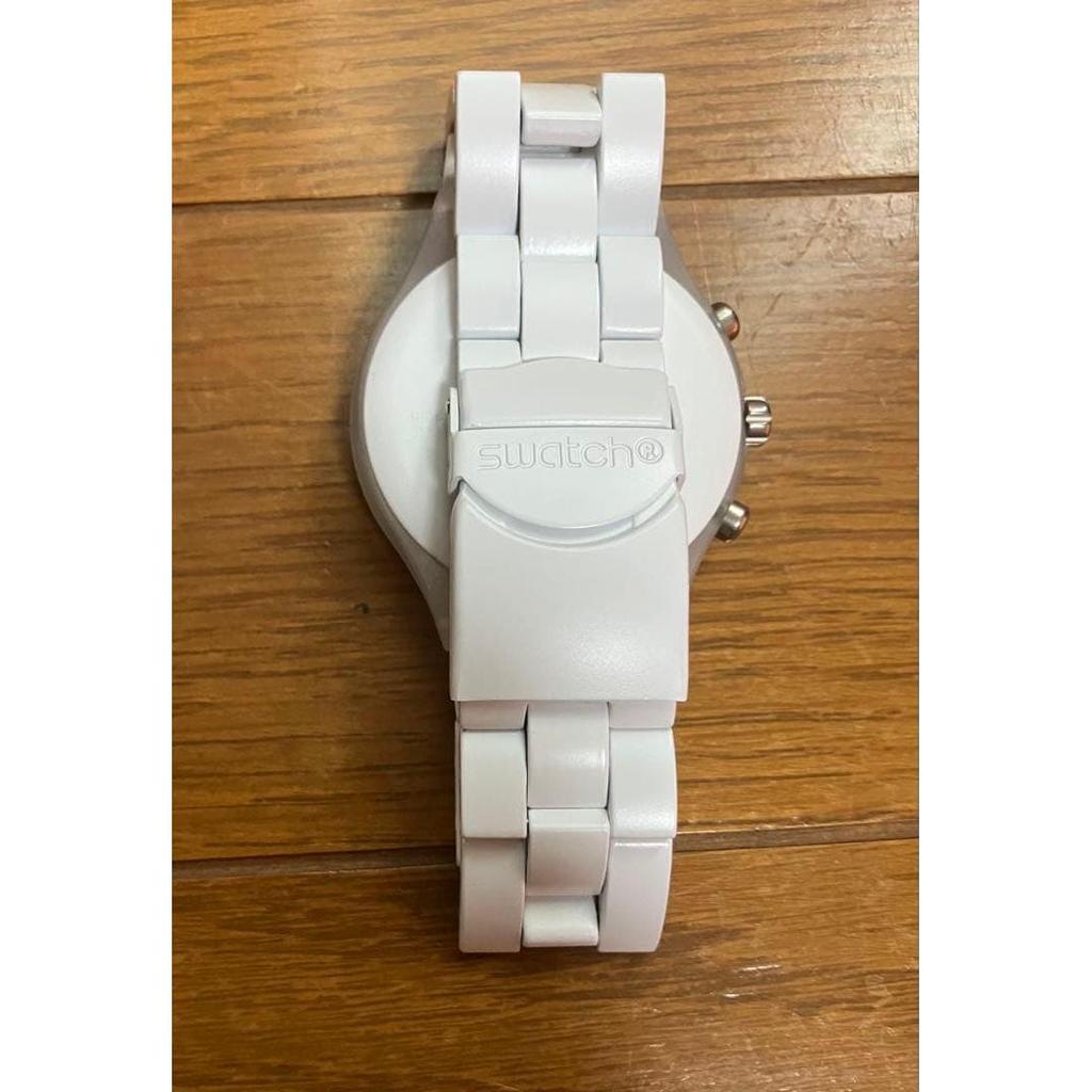 Used New Unused Swatch Irony White Watch