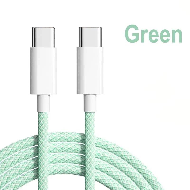 PD 60W USB C к USB Type C кабель для iPhone 15 Pro MAX iPad MAC Type C быстрое зарядное устройство для Xiaomi Redmi Samsung S22