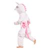 Piżama dla dzieci dziecięca kigurumi onesie kostium jednorożec jasny róż 125-135