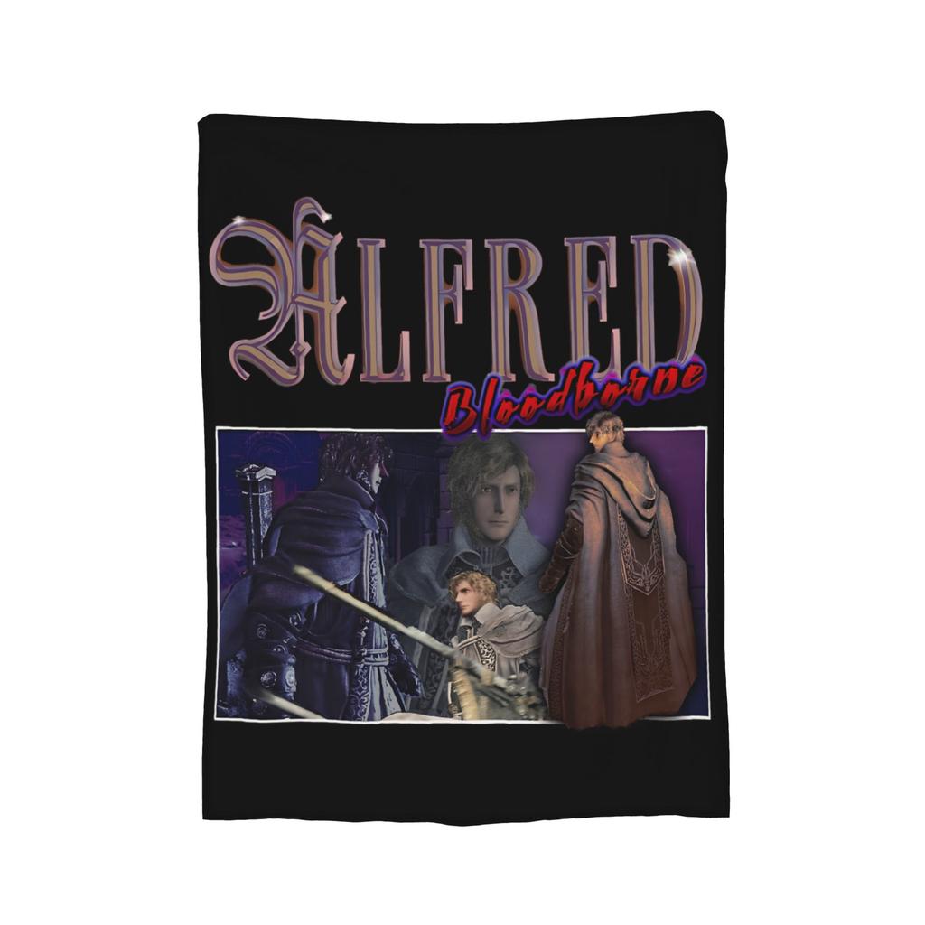 Bloodborne Video Game Blankets Velvet Summer Breathable Warm Throw Blanket for Sofa Car Bedding Throws