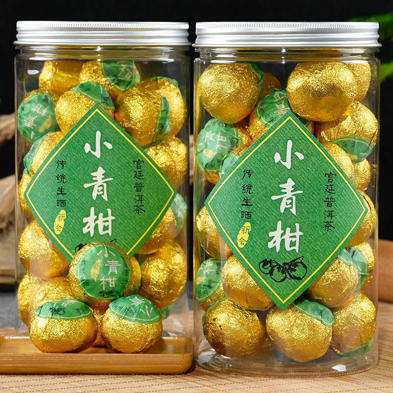 250g Small Orange Peel Authentic Old Pu-erh Cooked Tea Organic Puer Balck Tea