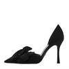 Fashion Luxury Designer Flower Decoration Women Pumps Sexy Pointed Toe Hollow High Heels Elegant Banquet Dress Shoes Tacones De Mujer