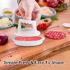 Smashed Hamburger Press Burger Press Patty Makers, Round Stuffed Hamburger Press Accessories Patty Burger Meat Sausage Beef Makers Mold Kitchen Gadget
