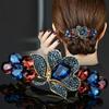 Trendy Flower Headwear Crystal For Girls Spring Clips Women Hair Clips Korean Barrettes Hairpins