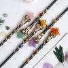 DIY Handmade Crystal Magic Wand Halloween Prop Magic Scepter Creative Fairy Stick  Women Girls