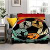 Футбольное одеяло с 3D принтом на все времена года, теплое и мягкое одеяло для дивана, дивана, офиса, дома, путешествий, кемпинга, подарок на день рождения