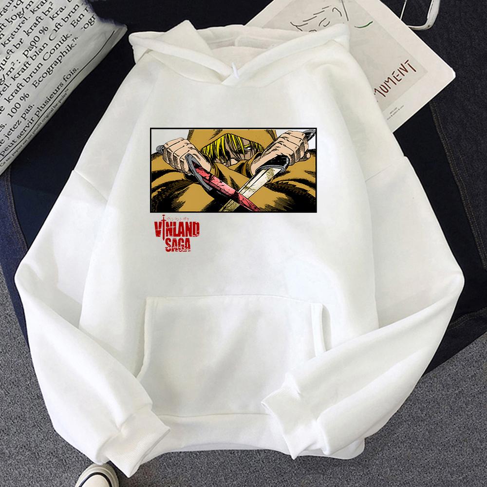 Эстетическая толстовка Vinland Saga унисекс, красивая модная винтажная/ретро толстовка с длинными рукавами, дизайн, четыре сезона, повседневная мягкая