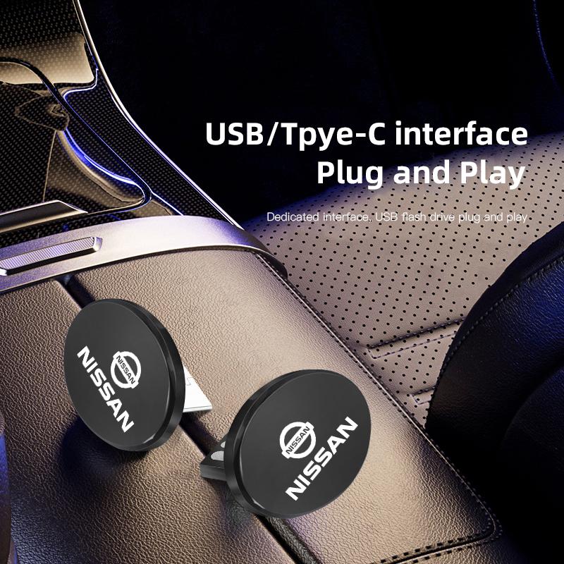 CDPAAJ1 USB-флешка с логотипом автомобиля Универсальная мини-флешка для Nissan Qashqai Juke Pulsar Sentra Altima Patrol Micra Rogue Almera Versa