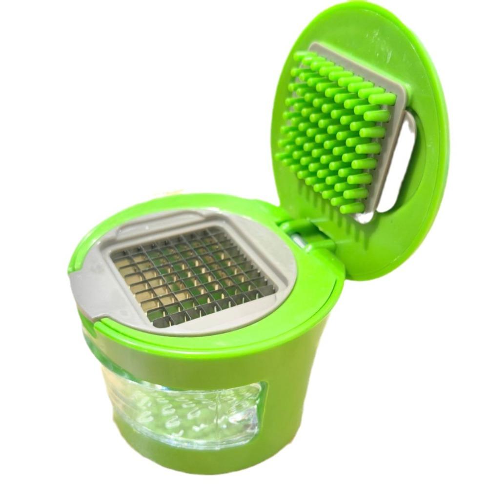 Multifunctional Garlic Chopper Manual Garlic Press Mincer for Vegetable Fruits Onions Pepper