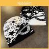Halloween Skull Ghost Star Patterned Beanie With Pull On Style For Winter Outdoor Activities