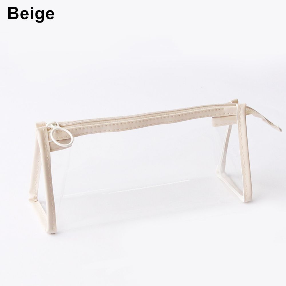 Organizer School Office Supply Zipper Pen Pouch Transparent Pencil Bag Storage Bag Pencil Case