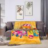 Cartoon D-Diddl Rat Cute Blanket Flannel  Winter  Breathable Lightweight Throw Blanket for Home Couch Quilt