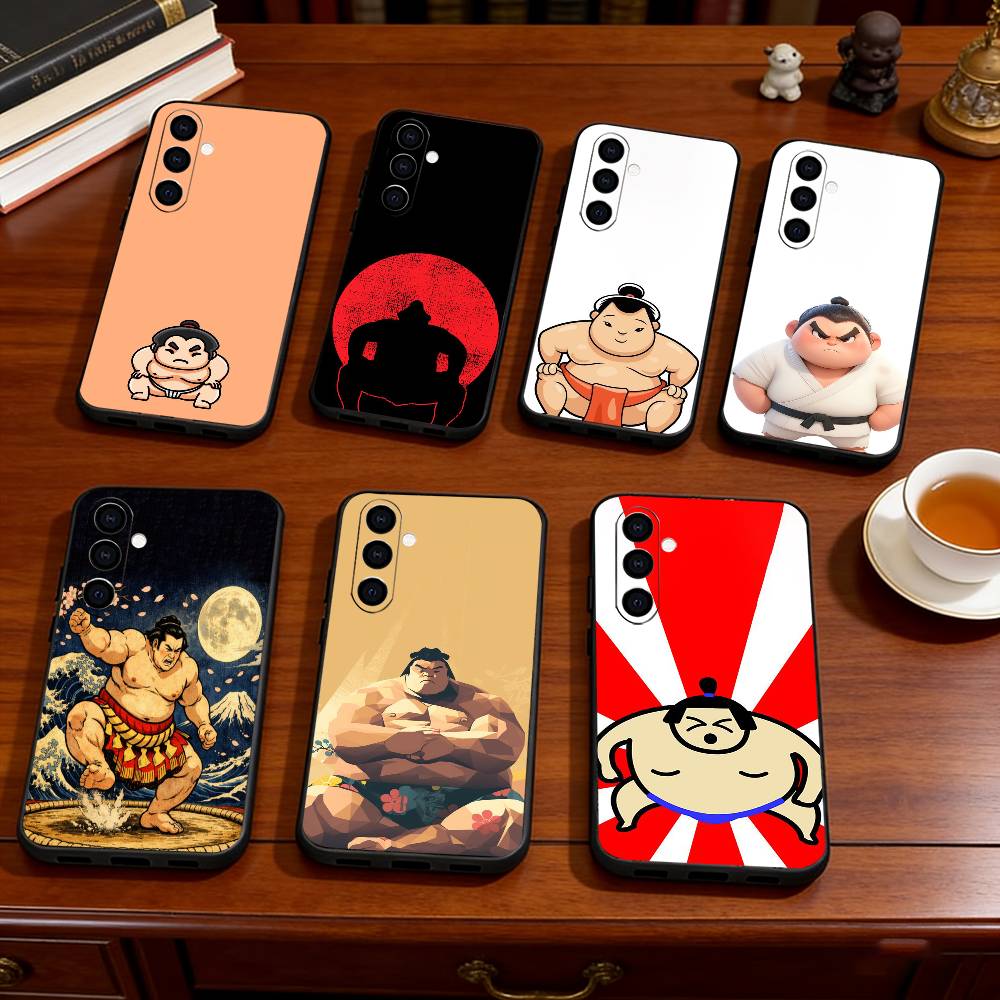 Чехол для телефона S-Сумоист Для Samsung Galaxy A73, A72, A71, A70, A53, A52, A51, Мягкий силиконовый черный чехол