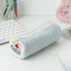 Floral Pattern Pencil Bag Soft Material Stationery Bag Sweet Cartoon Pencil Case  Back to School