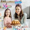 Head Bands For Women's Hair Easter 6X Bunny Ears Holiday Party Hair Accessories Easter Costume Supplies Hair Accessories