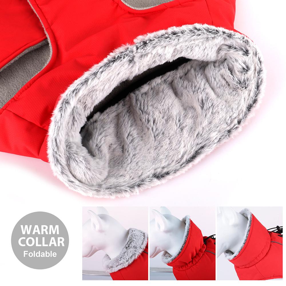 Зимняя одежда для больших собак, теплая флисовая водонепроницаемая куртка для больших собак, жилет, пальто для домашних собак, одежда для лабрадора, добермана, борзой
