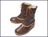 Vintage 80s-90s / Made In USA / LaCrosse Leather Snow Boots with Liner Dark Brown /28.0cm/(USED)
