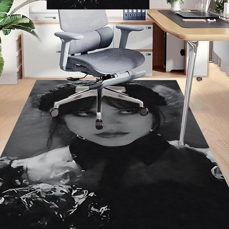 Dark Gothic Elegance Carpet For Playroom Bedroom Living Room Sofa Home Decorkids Game Area Rug Nonslip Floor Mat