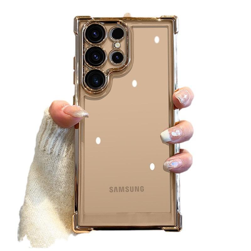 Чехол с покрытием и защитой линз для Samsung S26 Ultra, четырехсторонний противоударный защитный чехол-бампер для Galaxy S26 Plus