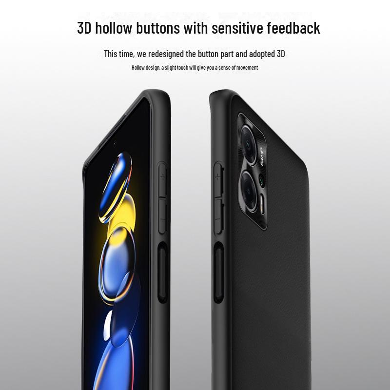 Чехол из жидкой кожи для Redmi Note 11T Pro — защитный чехол от падения