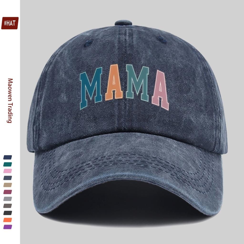 pc MAMA Letter Print Baseball Cap with MotherS Day Element Design Sun Hat Casual Decorative Hat MultiColor Optional Home L