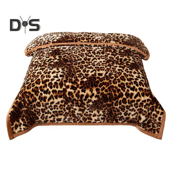 Одеяло из фланели Утолщенное Цветочный принт Двухслойное Сохранение тепла Простота ухода Машинная стирка Максимальный комфорт Двустороннее Очень большой размер Зима