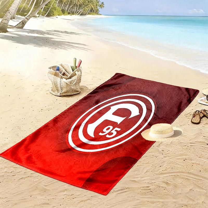 F95 logo Print Beach Towel, Large Soft Quick Dry Towel for Beach Camping Swimming