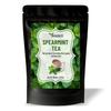 Органический чай с мятой перечной Teaaza - 100 г - 100 чашек - Травяной чай с мятой перечной без кофеина для СПКЯ | ПОДДЕРЖИВАЕТ ГОРМОНАЛЬНЫЙ БАЛАНС, АКНЕ, ЛИЦЕВЫЕ П