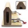DIY Кожевенный Зажим для Шитья Деревянный Горизонтальный Зажим для Удержания Кожи Настольный Кожаный Инструмент Портативный Зажим-Лошадь