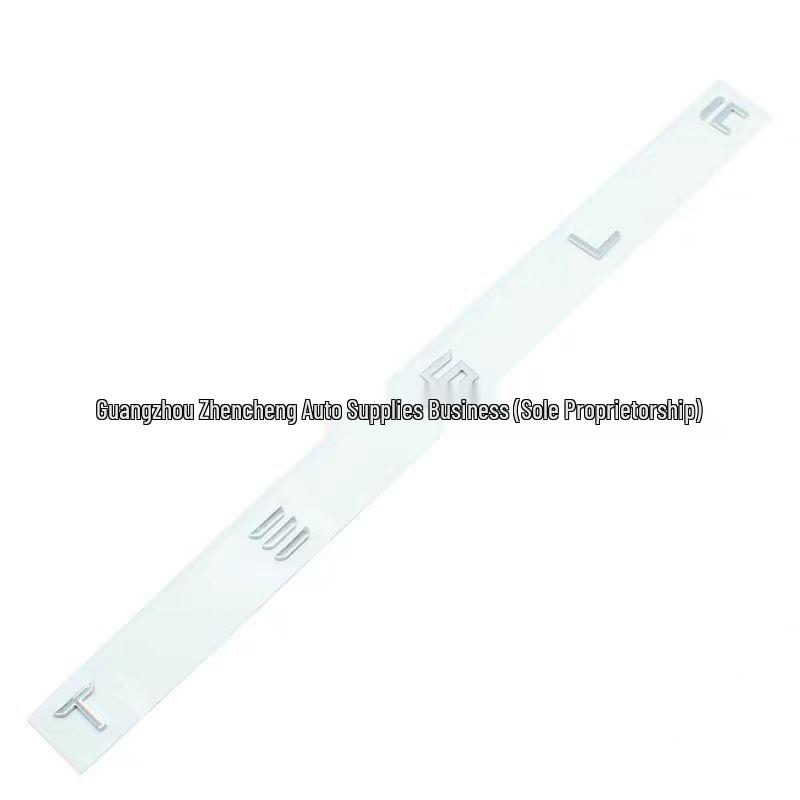 Edamame Model 3/Y Car Sticker: English Letter Rear Tail Mark for TESLA