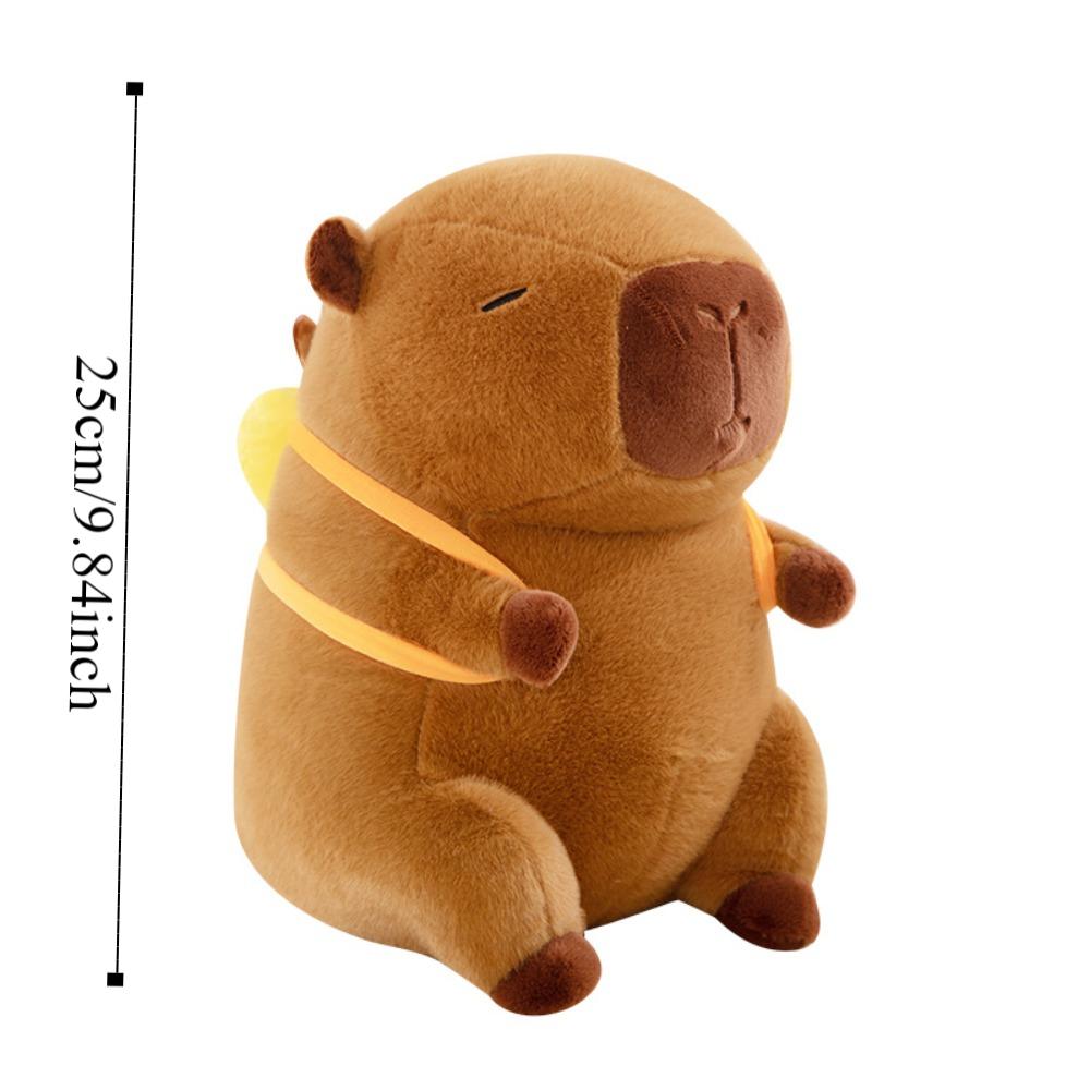 Wealth Tree Capybara Plush Doll Soft Stuffed Capybara Doll Simulation Capybara Toy Birthday Gifts