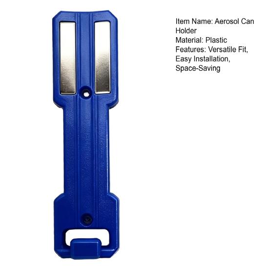 Magnetic Aerosol Can Holder Garage Spray Can Holder Wall Mounted Organizer Holds Various Metal Bottles And Cans to Prevent Slipping Shaking