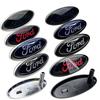 Car Sticker 14.5x6.5cm ABS Car Front Emblem Badge for Ford Focus 2 3 Mondeo Fiesta Ranger Mustang Kuga Explorer Transit Auto Acc