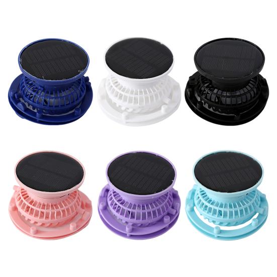 Fishing Hat Fan with Solar Panel Strong Airflow Low Noise Lightweight Adjustable Rechargeable Air Cooling Fan