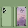Для Redmi Note 12 Pro Чехол Квадратный жидкий силиконовый чехол для телефона Xiaomi Redmi Note 12 Pro Plus Note12Pro 4G Note12 Pro Мягкий чехол