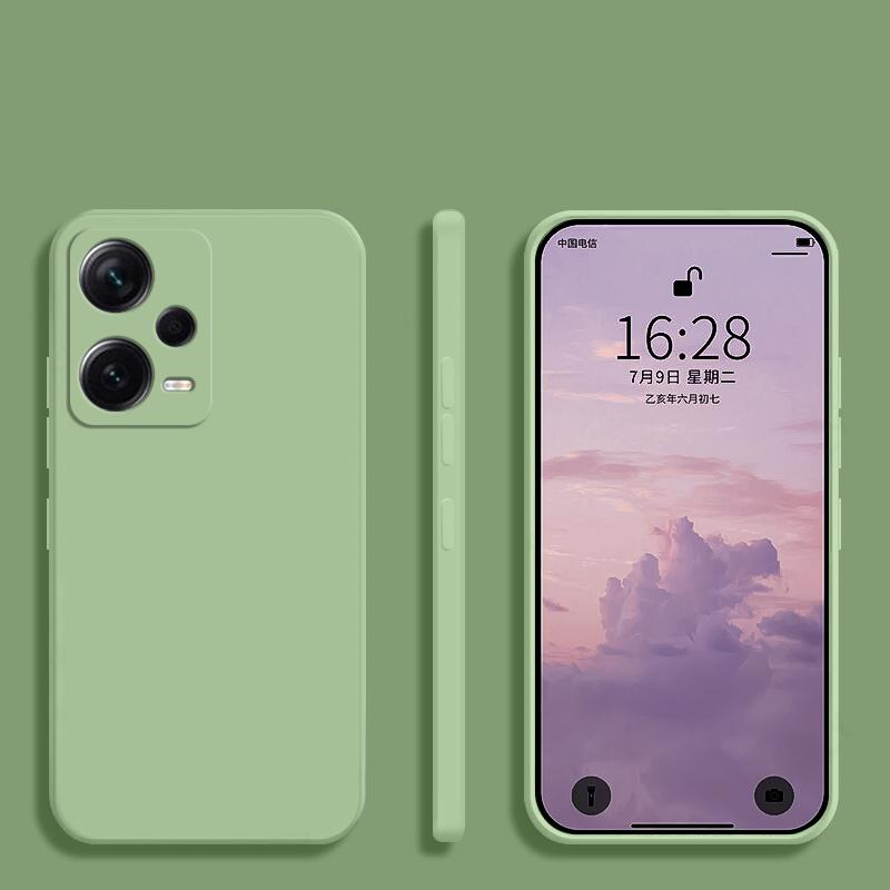 Для Redmi Note 12 Pro Чехол Квадратный жидкий силиконовый чехол для телефона Xiaomi Redmi Note 12 Pro Plus Note12Pro 4G Note12 Pro Мягкий чехол