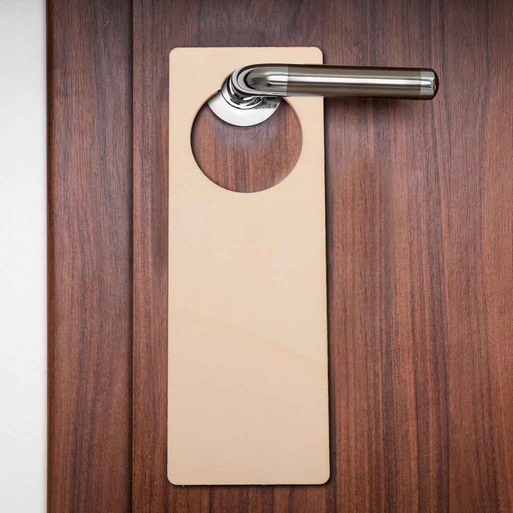 10 шт. Деревянные незаконченные пустые дверные ручки-вешалки DIY подвесная дверная вывеска картина табличка для дома спальня отель